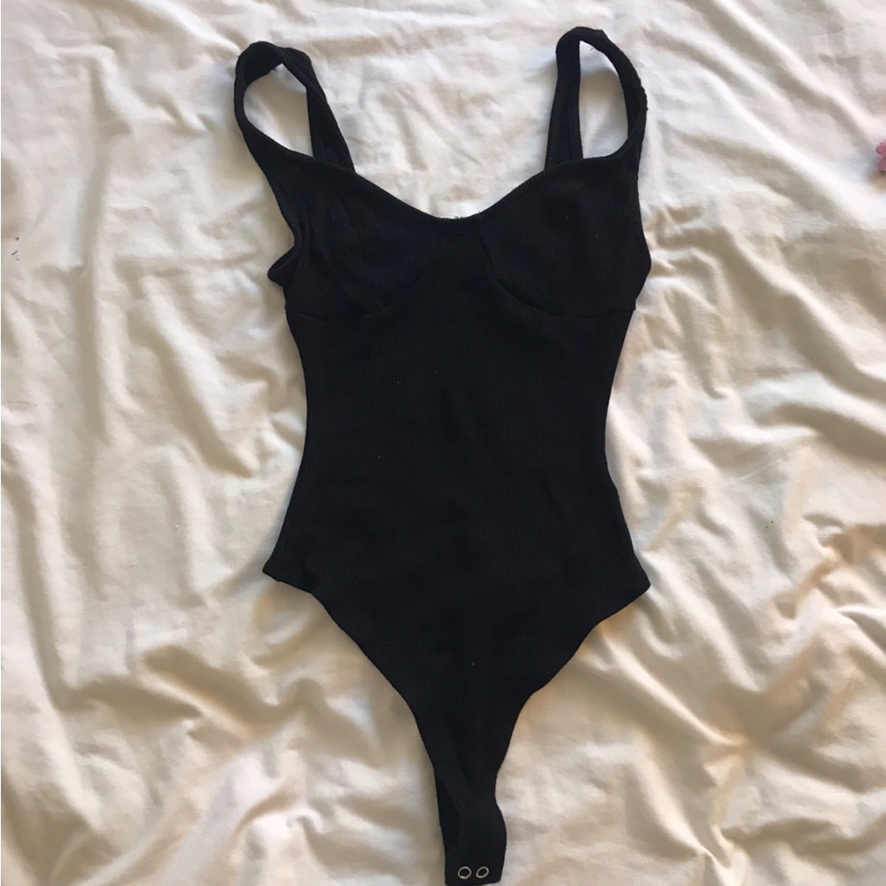 Black Corset Bodysuit